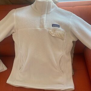 Patagonia Women's White Fleece Jacket
